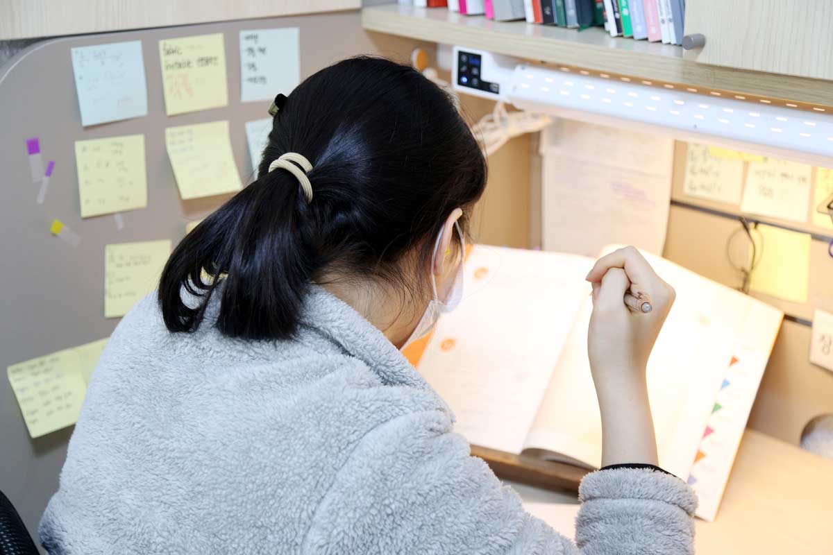 겨울방학 윈터스쿨 학습실