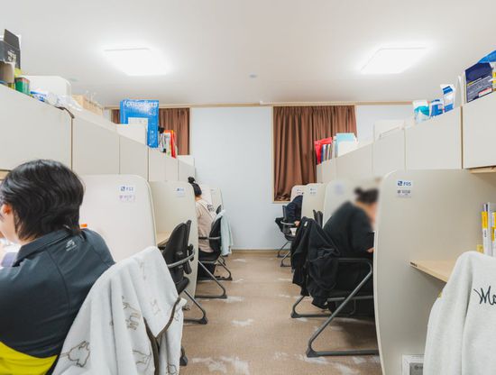 에듀셀파독학기숙학원 여학생캠퍼스 자습실