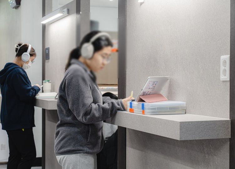 에듀셀파 여학생캠퍼스 자습실