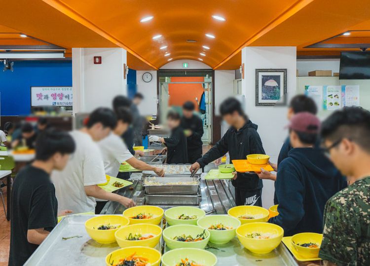 에듀셀파 남학생캠퍼스 식당