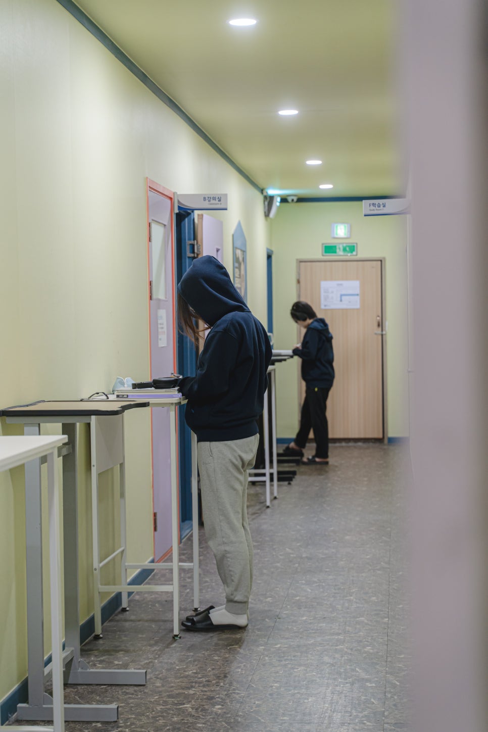 에듀셀파 여학생 기숙학원 자습실