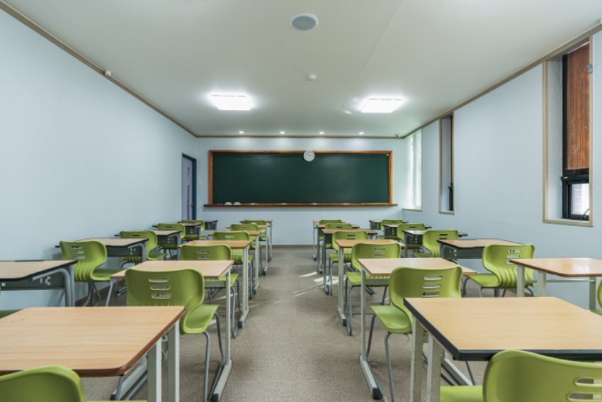 에듀셀파 여학생 기숙학원 모의고사실